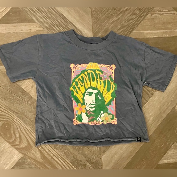 T&B girls Jimi Hendrix crop shirt - Picture 1 of 1